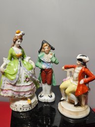 Made In Occupied Japan Victorian Figurines, Second Grouping