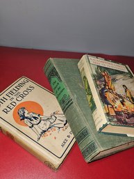 Three Vintage Or Antique Books, One Is The March Of The Barbarians