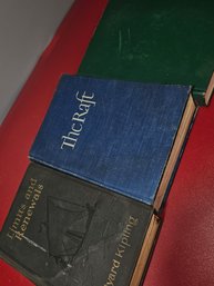 Three Vintage Or Antique Books, The Raft