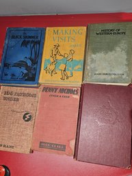Six Vintage Or Antique Books,