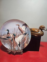 Duck Theme Plate, Small Trinket Box Duck