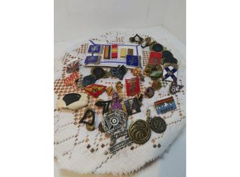 Vintage Assorted Military Pins