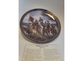Robert E Lee Collectors Plate By John Paul Strain The Gallant Men Of Civil War
