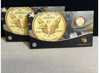 2016 Code Talkers U.s. $1 Coin & Currency Set
