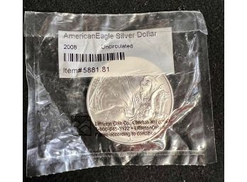2008 Silver American Eagle, Brilliant Uncirculated