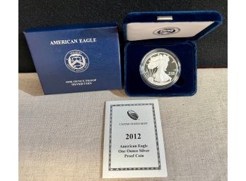 2012 U.s. Silver American Eagle Proof