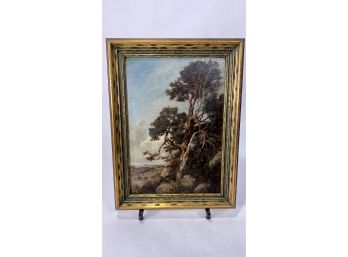 Exceptional 19th Century Oil On Board