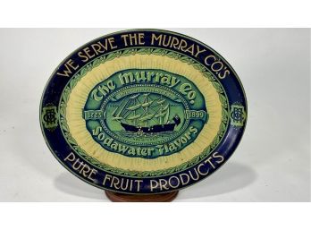 Rare Murray Co. Fruit Flavors Serving Tray, Circa. 1905