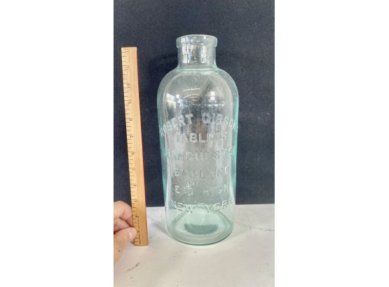 Antique Robert Gibson Tablets Large Bottle, Circa. 1880's