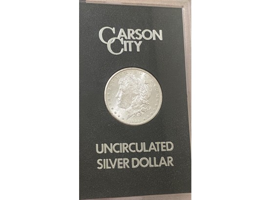 1884 Carson City Morgan Dollar, Blazing Gem Uncirculated, Very High Grade!