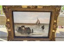 Felix Cogen (1838-1907) Belgian Artist, Oil On Board
