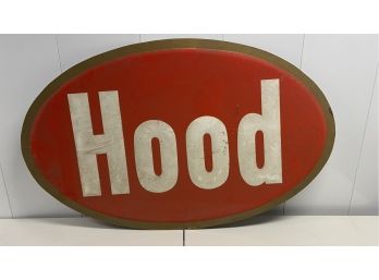 Rare 1950's Hood Milk Metal Advertising Sign