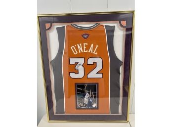 Shaquille O'Neal Original Signed Jersey, Framed, Hall Of Fame