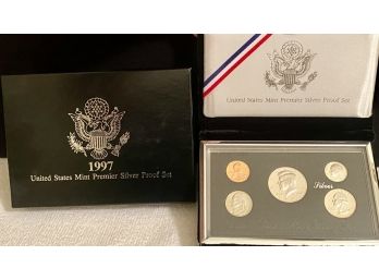1997 U.s. Mint Premier Silver Proof Set