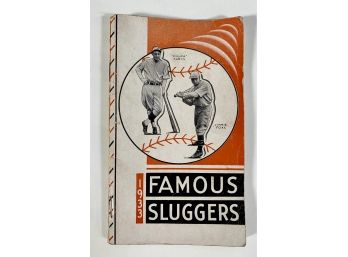 Original 1933 Booklet Of Famous Sluggers Put Out By Louisville Slugger, Excellent Condition