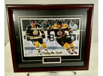 Boston Bruins Milan Lucic & Cam Neely Signed Large Photo