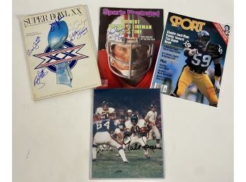 Group Of 4 Hall Of Fame Football Auto's