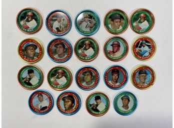 Group Of 19, 1971 Topps Baseball Coins