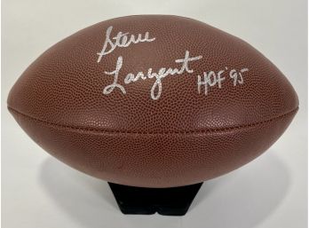 Hall Of Famer Steve Largent Signed NFL Football