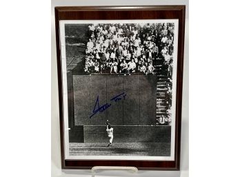 Willie Mays 'the Catch' Signed Photo