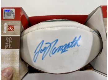 Joe Namath Signed Jet's Football
