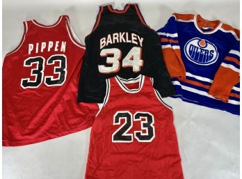 Lot Of Vintage 80's/90's Kids Size Jersey's
