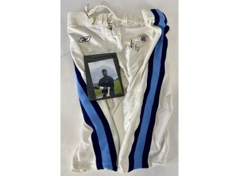 Vince Young/tennessee Titans Game Worn Pants, Signed.