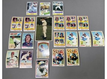 1970's Baseball Card Lot, Ozzie Smith Rookie, Hank Aaron, All In Excellent Condition