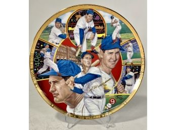 Ted Williams Gold Edition Sports Impressions Limited Collector's Plate