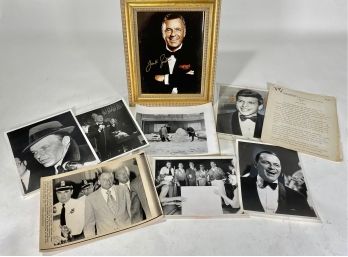 Frank Sinatra Original Photo Lot  Including Signed Photo