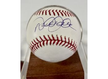 Derek Jeter Original Signed Major League Baseball & Jersey, New York Yankees.