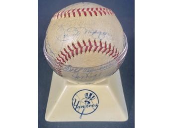 Joe Dimaggio 1960's New York Yankees Signed Baseball, Yankee Day!