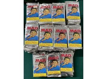 Scarce Lot Of 190 Original Packs Of Mad Magazine 2 Trading Cards
