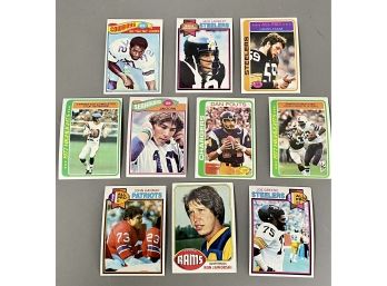 1970's Football Card Lot, Many Hall Of Famers