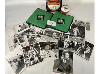 Amazing Boston Celtics Photo & Autograph Lot, K.c.jones, Jo Jo White, Bill Russell