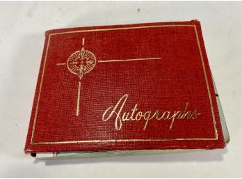Amazing Autograph Book W/ Over 50 Signatures Of Sports Stars & Hall Of Famers, Bobby Orr, Jake LaMotta Etc.