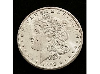 1898O Morgan Silver Dollar, Gem BU