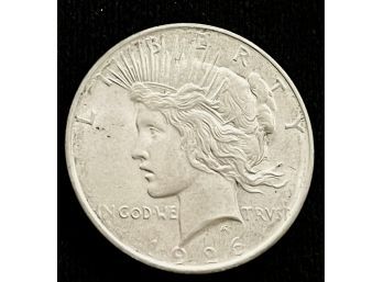 1926D Silver Peace Dollar, Gem BU