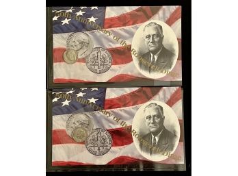 Pair Of 1996W Brillant Uncirculated West Point Mint Roosevelt Dimes, Not In Circualtion