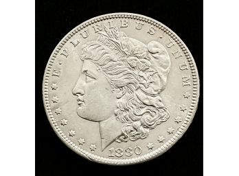 1880 Morgan Silver Dollar, Gem Brilliant Uncirculated