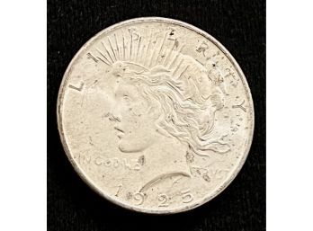 1925 Silver Peace Dollar, Gem BU