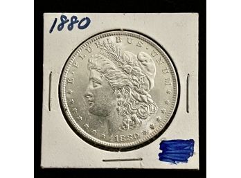 1880 Morgan Silver Dollar, Gem BU