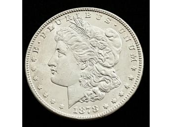 1878S Morgan Silver Dollar, Gem Brilliant Uncirculated