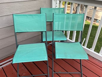 Turquoise Folding Chairs