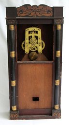 ANTIQUE SHELF CLOCK BY PRATT & FROST, READING, MASSACHUSETTS, 1832