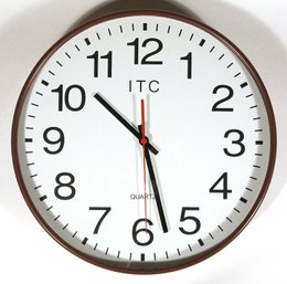 NEW OLD STOCK WALL CLOCK BY INFINITY/ITC, 2004