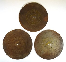 EIGHT ANTIQUE DISCS FOR A SYMPHONION MUSIC BOX, GERMANY, CIRCA 1890 - 1910