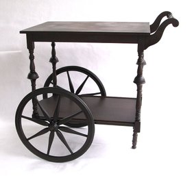 VINTAGE MAHOGANY TEA CART BY IMPERIAL, GRAND RAPIDS, EARLY 20TH CENTURY