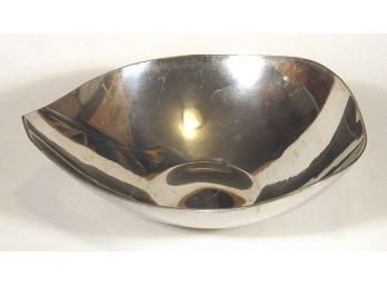 VINTAGE PEWTER BOWL BY CHARLES R. GAGNON, CIRCA 1970s - 80s