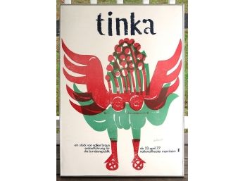 HAP GRIESHABER (GERMAN, 1909 - 81): 'TINKA,' ORIGINAL LITHOGRAPHIC THEATER POSTER, SIGNED IN PENCIL, 1977